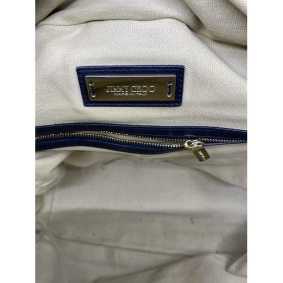 Jimmy Choo Justine Handbag Black Leather Shoulder Bag - Picture 6 of 12